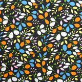Viscose imprimée Eva orange