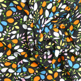 Viscose imprimée Eva orange