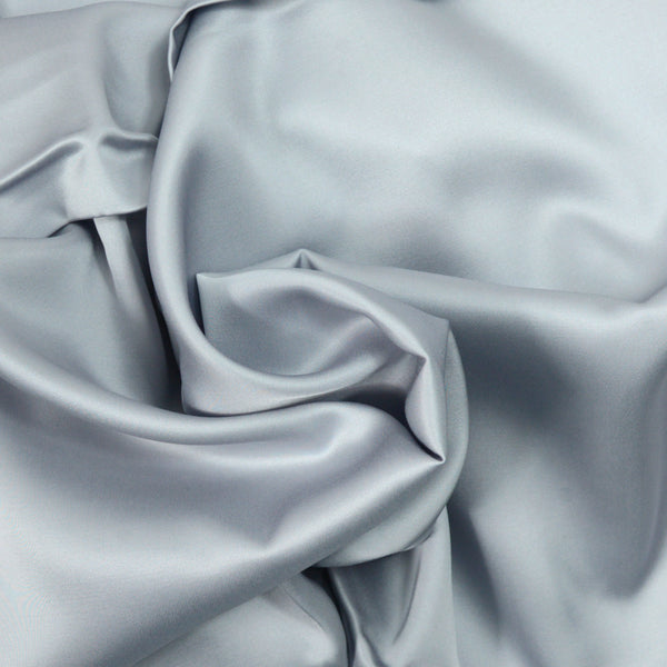 Satin viscose gris