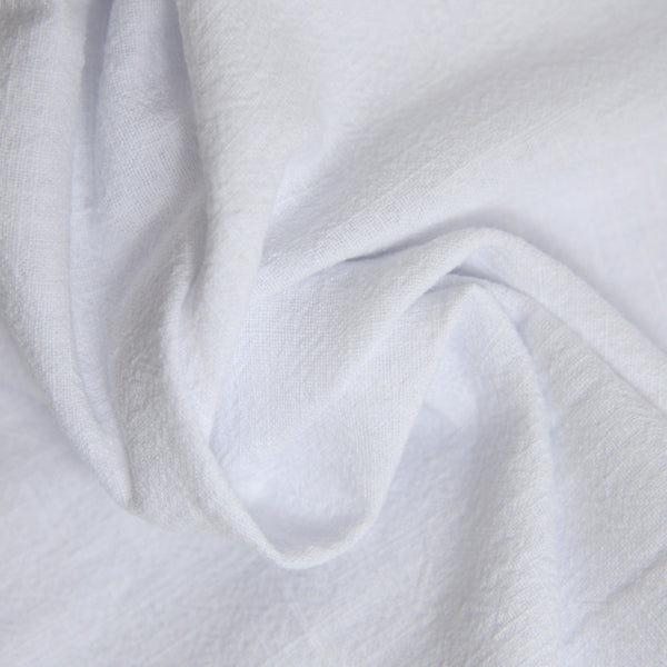 100% white washed linen