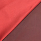 Satin duchesse polyester rouge foncé