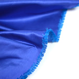 Satin duchesse polyester bleu électrique