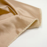 Satin duchesse polyester camel