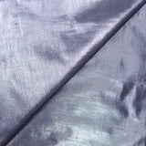 Polyester lamé bleu métal