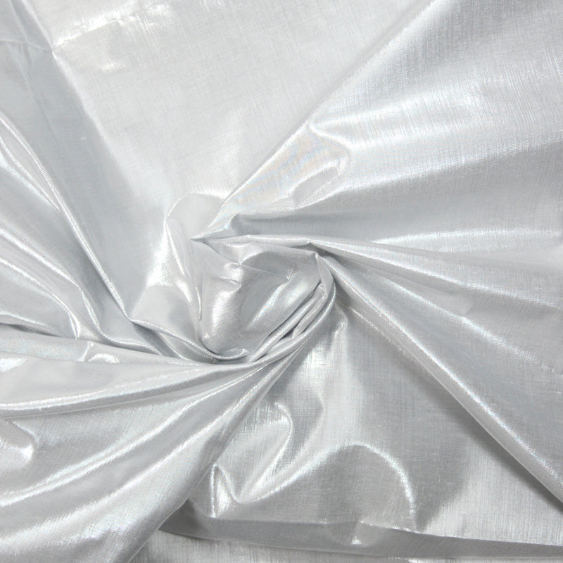 Polyester Lamé Gray Pearl