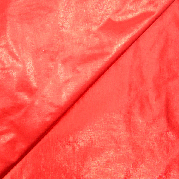 Polyester lamé rouge