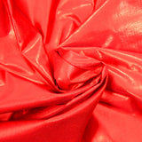 Polyester lamé rouge