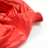 Polyester lamé rouge