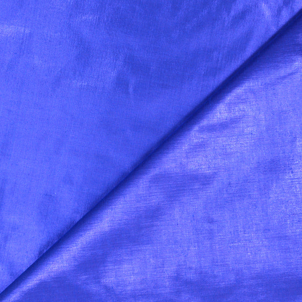 Polyester lamé bleu