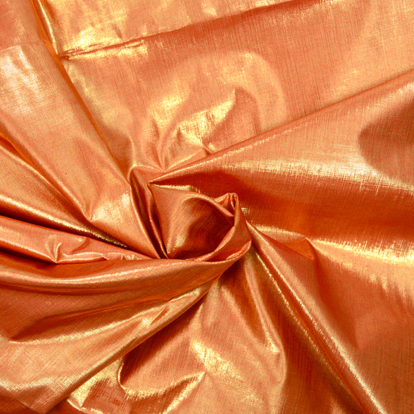 Polyester lamé orange