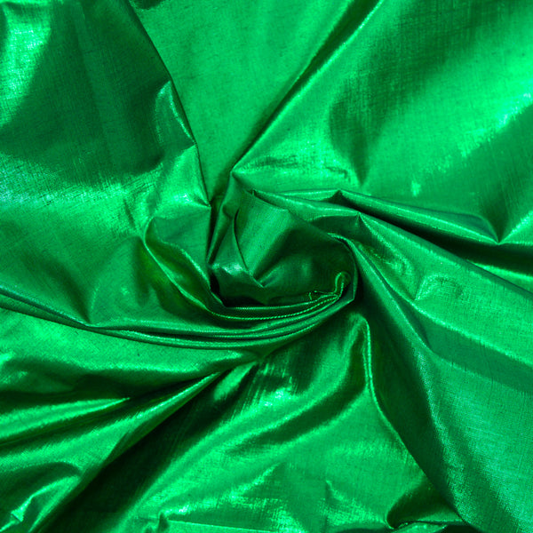 Polyester lamé vert