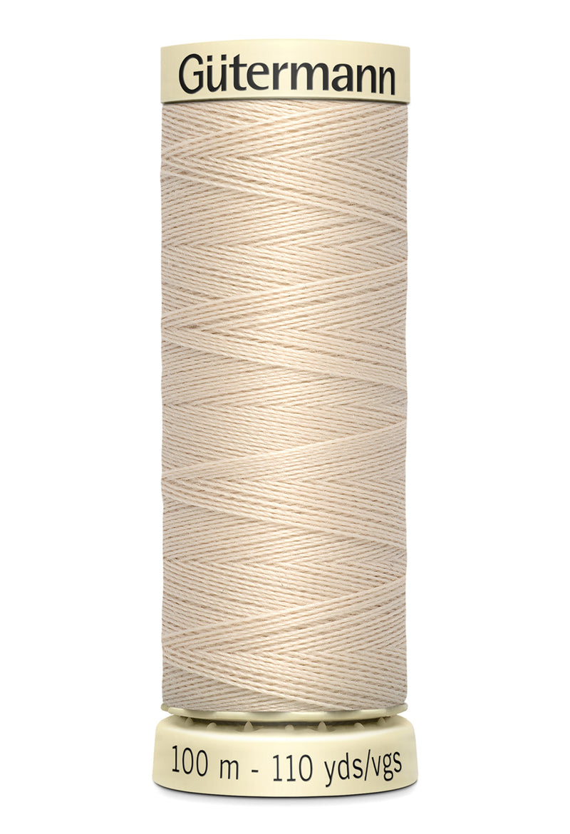 Cable para coser todo 100m - color beige/brun - gütermann