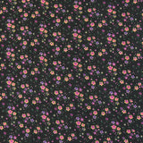 Microfibre imprimée retrouvailles délicieuses fond noir
