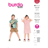 Patron Burda n°9282 Enfant : T-Shirt & Robe