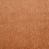 Velours polyester côtelé marron roux