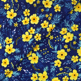 Microfibre imprimée pluie d'amour fond marine