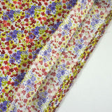 Coton imprimé en apparence mauve