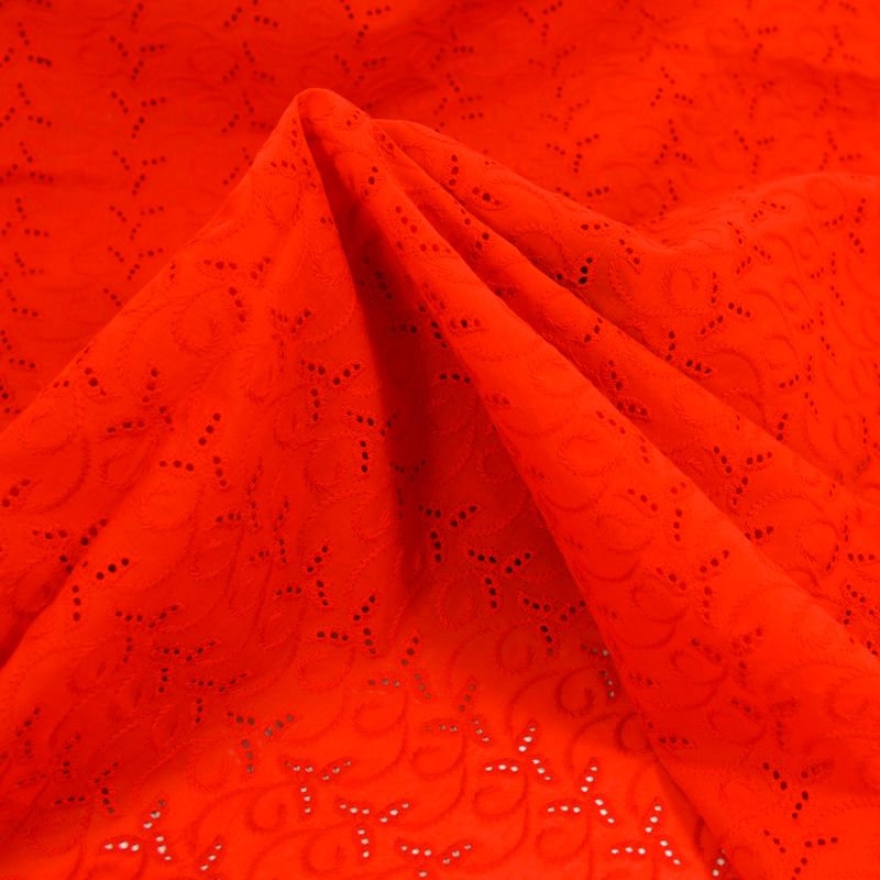 Broderie anglaise Amaterasu rouge