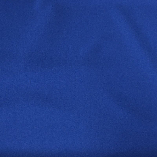 Crêpe polyviscose bleu roi