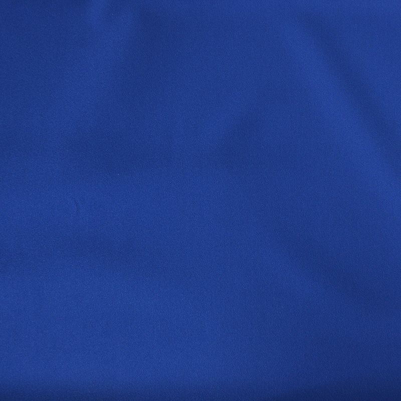 Crêpe polyviscose bleu roi