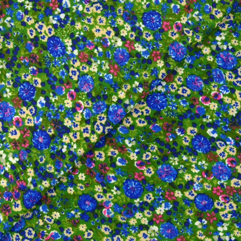 Microfibre imprimée sans limite fond vert