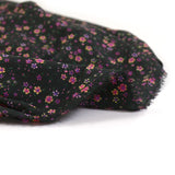 Microfibre imprimée retrouvailles délicieuses fond noir