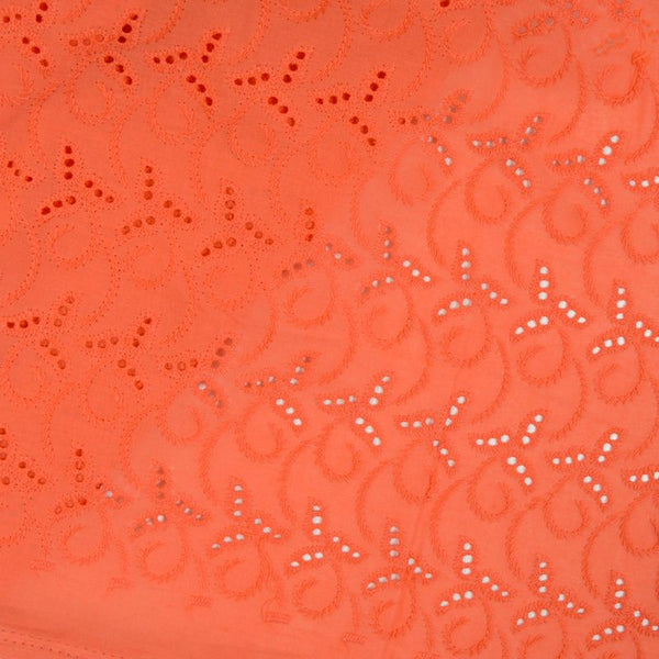 Broderie anglaise Amaterasu saumon