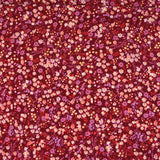 Microfibre imprimée alambiquée fond bordeaux