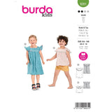 Patron Burda n°9281 Enfant : Robe et Haut