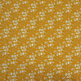 Coton liberty ® Capel jaune moutarde au mètre