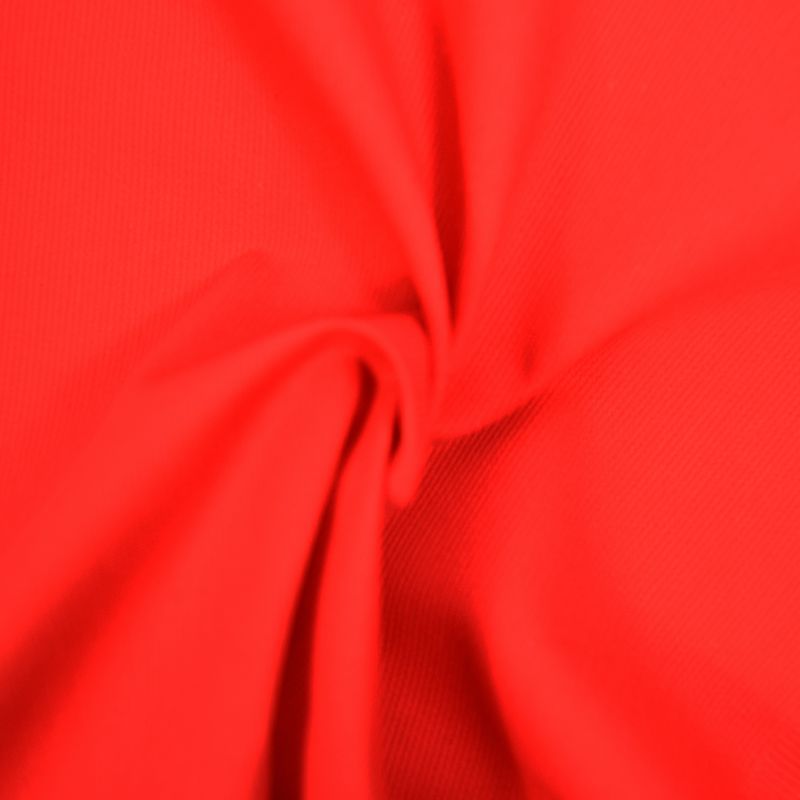 Piqué de coton milleraies rouge Coupon 45x45 cm