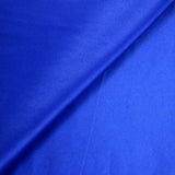 Satin mat toucher soie bleu roi