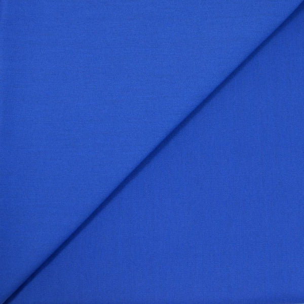 Gabardine polycoton sergé bleu roi