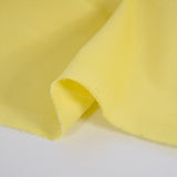 Satin de coton jaune beurre