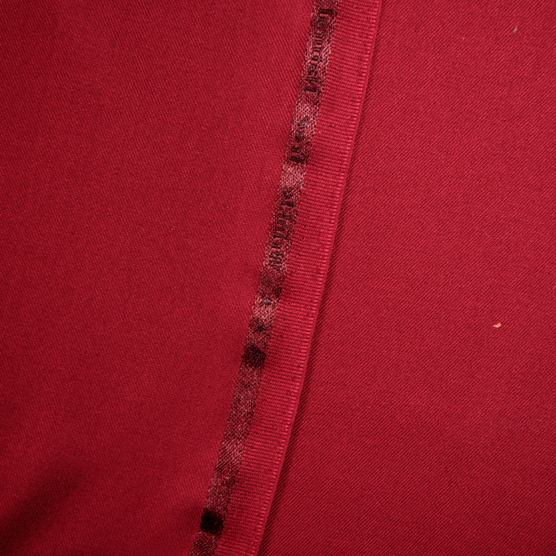 Tissu tailleur bambou rouge foncé