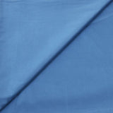 Tissu aspect daim double-face bleu denim