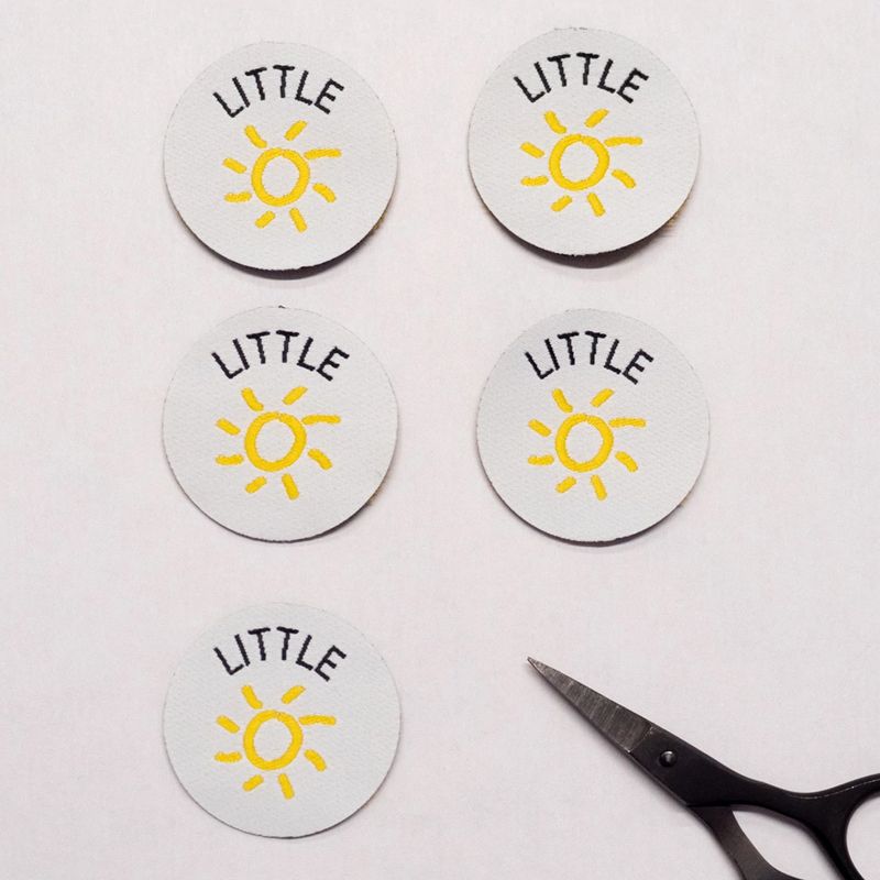 Étiquettes tissées  "Little Sunshine" x 5