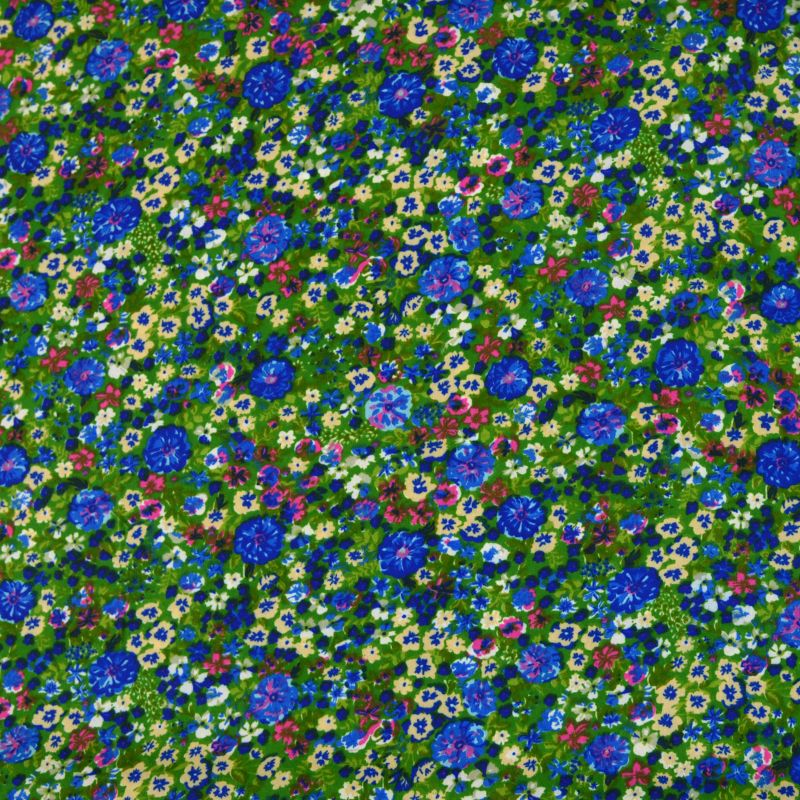 Microfibre imprimée sans limite fond vert
