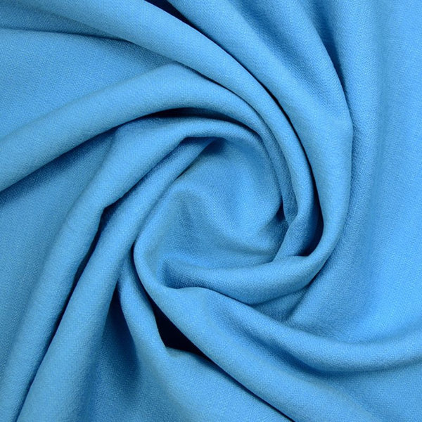 Crêpe viscose Lily bleu ciel