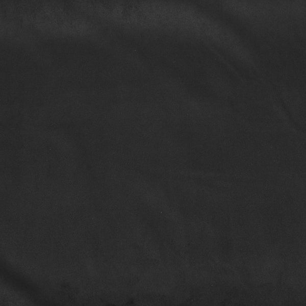 Tissu aspect daim double-face noir