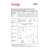 Patron Burda n°5973 : Robe & Blouse
