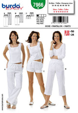 Patrón N ° 7966: pantalones