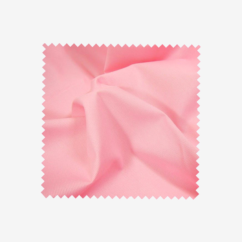 Piqué de coton milleraies rose Coupon 45x45 cm